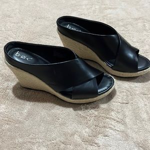 b.o.c. Wedge Espadrilles size 6